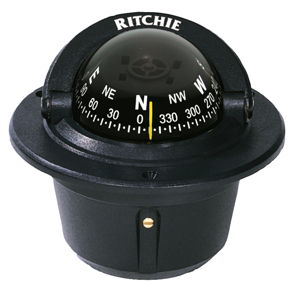 Ritchie F-50 Explorer Compass - Flush Mount - Black Ritchie F-50 Explorer Compass - Flush Mount - Black