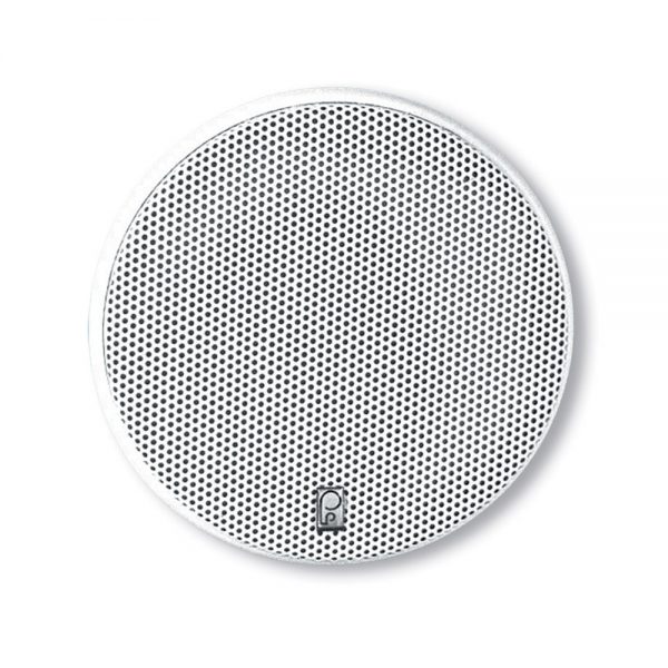 Poly-Planar 5.25" Platinum Round Marine Speaker - (Pair) White
