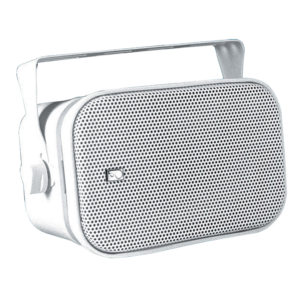 Poly-Planar MA800W Compact Box Speaker - (Pair) White Poly-Planar MA800W Compact Box Speaker - (Pair) White