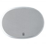 Poly-Planar 6" x 9" 3-Way Platinum Oval Marine Speaker - (Pair) White