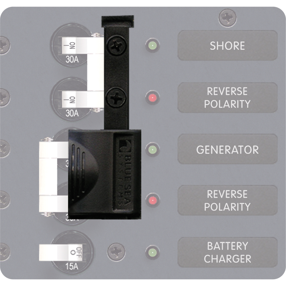 Blue Sea 4125 AC A-Series Circuit Breaker Lockout Slide Blue Sea 4125 AC A-Series Circuit Breaker Lockout Slide