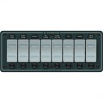 Blue Sea 8261 Waterproof Panel 8 Position - Slate Grey