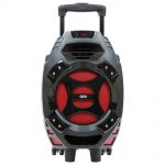 QFX PBX-61081BT-RED 8-Inch Battery-Powered Party Speaker