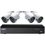 Lorex LHA41041TC4B 4.0-Megapixel Super HD 4-Channel 4-Camera Security System with Color Night Vision