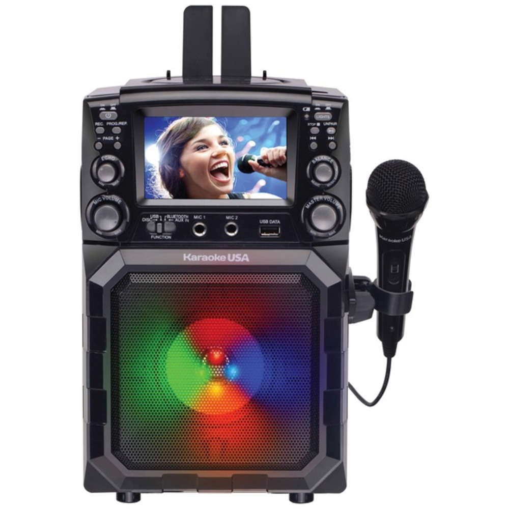 Karaoke USA GQ450 Portable CDG/MP3G Karaoke Player with 4.3-Inch Color TFT Screen Karaoke USA GQ450 Portable CDG/MP3G Karaoke Player with 4.3-Inch Color TFT Screen - Image 1