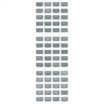 Blue Sea 8217 Grey Small Format Label Kit - 60 Labels
