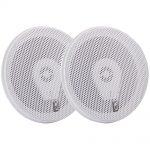 Poly-Planar 6" Titanium Series 3-Way Marine Speakers - (Pair)White
