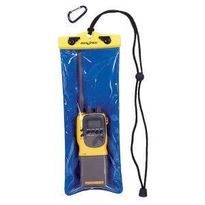 Dry Pak VHF Radio Case - Clear/Blue - 5" x 12"