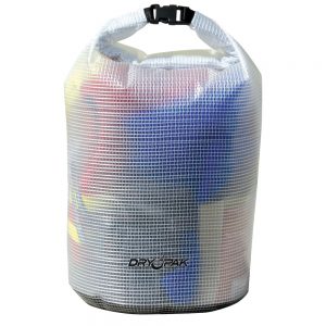 Dry Pak Roll Top Dry Gear Bag - 12-1/2" x 28" - Clear