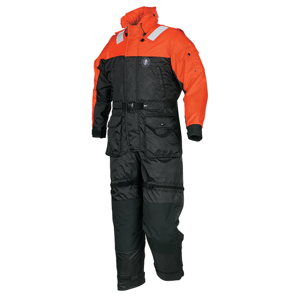 Mustang Deluxe Anti-Exposure Coverall & Worksuit - MED - Orange/Black Mustang Deluxe Anti-Exposure Coverall & Worksuit - MED - Orange/Black