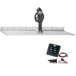 Lenco 12" x 18" Super Strong Trim Tab Kit w/Standard Tactile Switch Kit 12V