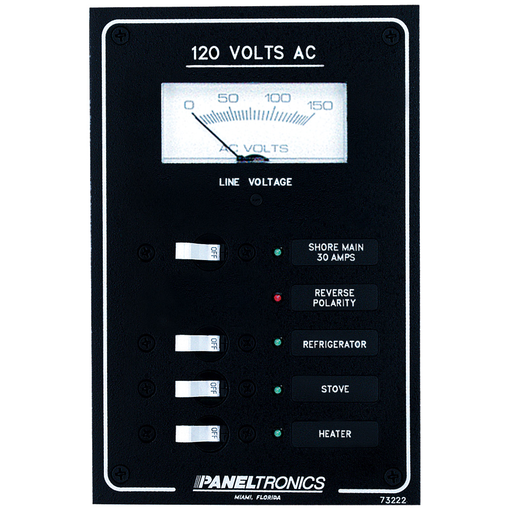 Paneltronics Standard AC 3 Position Breaker Panel & Main Paneltronics Standard AC 3 Position Breaker Panel & Main