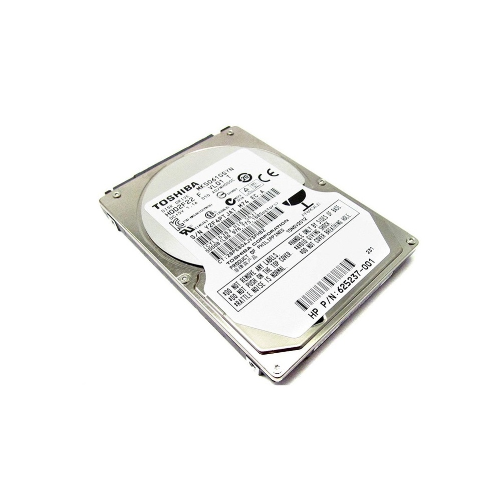 500GB HP Toshiba SATA 7200RPM 16MB 2.5 Internal OEM Hard Drive 634919-001 500GB HP Toshiba SATA 7200RPM 16MB 2.5 Internal OEM Hard Drive 634919-001