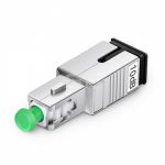 64685 SC/APC Singlemode Fixed Fiber Optic Attenuator - Male to Female - 10 dB