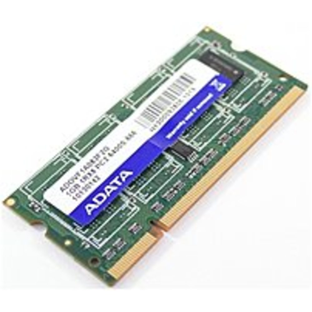 ADATA Technology Co. ADOVF1A083F2G 1 GB Memory Module - DDR2-800 MHz - PC2-6400 - 200 Pin - Non-ECC ADATA Technology Co. ADOVF1A083F2G 1 GB Memory Module - DDR2-800 MHz - PC2-6400 - 200 Pin - Non-ECC
