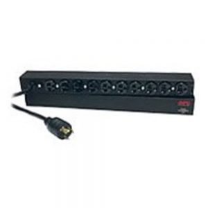 APC AP9563 1U 19-inch Rack-mountable PDU - 2.40 kVA - 120V AC - 10 x NEMA 5-20R