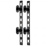 APC Vertical Fiber Organizer - Black - 0U Rack Height