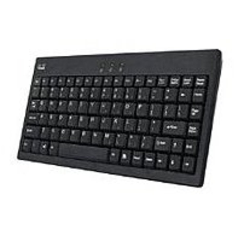 Adessonic AKB-110B EasyTouch Mini External USB Wired Keyboard for PC - USB to PS/2 Adapter - Black Adessonic AKB-110B EasyTouch Mini External USB Wired Keyboard for PC - USB to PS/2 Adapter - Black