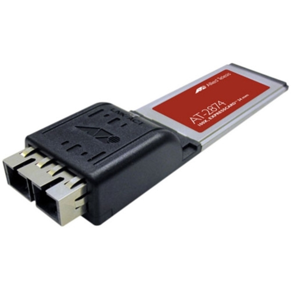 Allied Telesis Gigabit ExpressCard/34 with SC connector - ExpressCard - 1 Port(s) - 1 x SC Port(s) - Optical Fiber Allied Telesis Gigabit ExpressCard/34 with SC connector - ExpressCard - 1 Port(s) - 1 x SC Port(s) - Optical Fiber