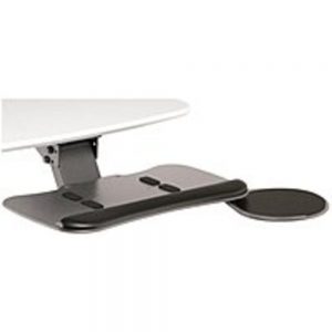 Anthro Zido Keyboard Caddy - 7 Height x 13 Width - Black