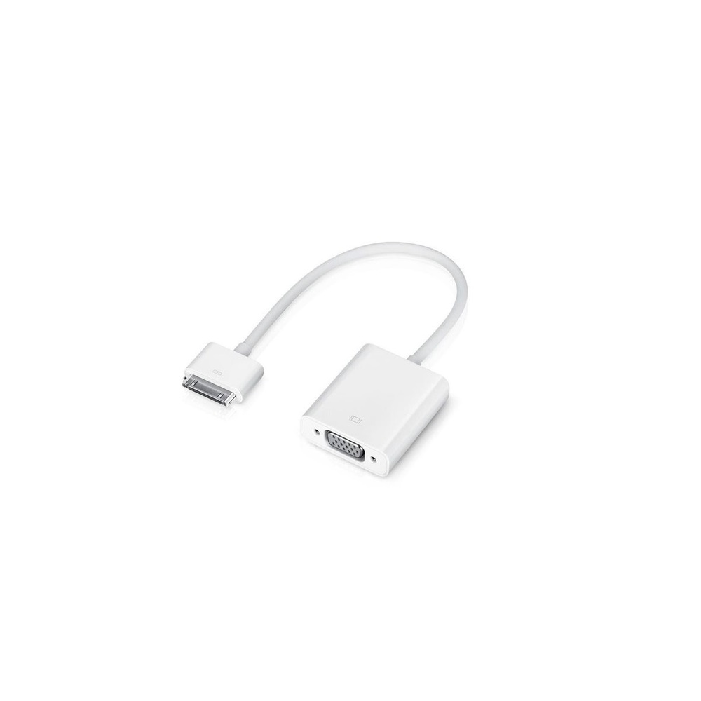 Apple Genuine Dock Connector 30pin To VGA Adapter MC552ZM/B Apple Genuine Dock Connector 30pin To VGA Adapter MC552ZM/B
