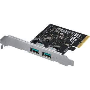 Asus USB 3.1 Card - PCI Express x4 - Plug-in Card - 2 USB Port(s) - 2 USB 3.1 Port(s) - PC