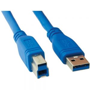Ativa 735854901875 6 FT USB 3.0 Cable - Male USB-A to Male USB-B - Blue