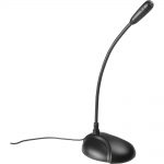 Audio-Technica ATR4750 Microphone - Stereo - 50 Hz to 13 kHz - Wired - 5.91 ft -48 dB - Condenser - Desktop - Mini-phone