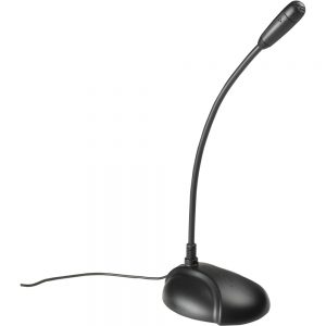 Audio-Technica ATR4750 Microphone - Stereo - 50 Hz to 13 kHz - Wired - 5.91 ft -48 dB - Condenser - Desktop - Mini-phone