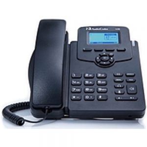 AudioCodes 405HD IP Phone - Corded - Corded - Black - VoIP - Speakerphone - 2 x Network (RJ-45) - PoE Ports - SIP Protocol(s)