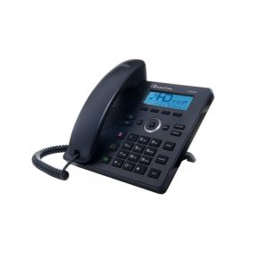 Audiocodes 420HDG 2 Line IP Phone With Power Adapter Black UC420HDEG
