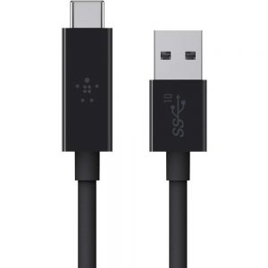 Belkin 3.1 USB-A to USB-C Cable (USB Type-C) - 3 ft USB Data Transfer Cable for MacBook