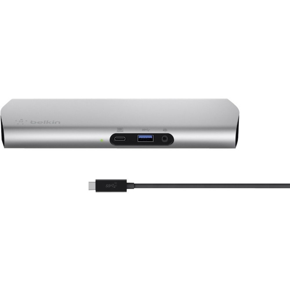 Belkin USB-C Express Dock 3.1 HD (For Business / Brown Box) - for Notebook - 60 W - USB Type C - 5 x USB Ports - Network (RJ-45) - HDMI - Audio Line In - Audio Line Out - Microphone - Docking Belkin USB-C Express Dock 3.1 HD (For Business / Brown Box) - for Notebook - 60 W - USB Type C - 5 x USB Ports - Network (RJ-45) - HDMI - Audio Line In - Audio Line Out - Microphone - Docking