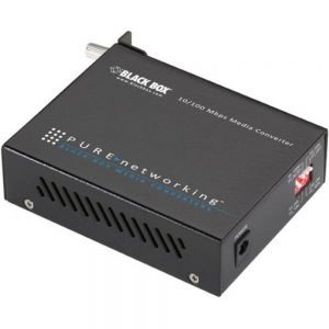 Black Box LHC202A Transceiver/Media Converter - 1 x Network (RJ-45) - 1 x SC Ports - DuplexSC Port - Single-mode - Fast Ethernet - 10/100Base-T