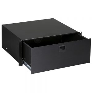 Black Box RMMT19 RackMount 4U Media Storage Drawer Black