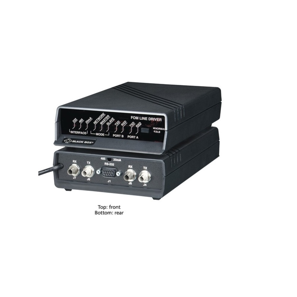 Black Box RS232/RS485 Fiber Multipoint Extender ME540A-ST (Unused) Black Box RS232/RS485 Fiber Multipoint Extender ME540A-ST (Unused)
