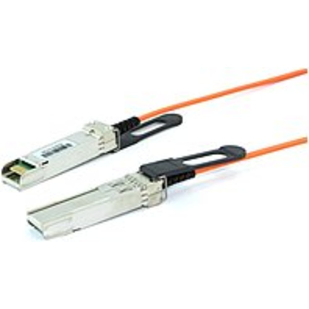 Brocade 10 m Active Optical Cable - Fiber Optic Network Cable - First End: 1 x SFP+ Network - Second End: 1 x SFP+ Network - 10 Gbit/s - Stacking Cable - 1 Pack Brocade 10 m Active Optical Cable - Fiber Optic Network Cable - First End: 1 x SFP+ Network - Second End: 1 x SFP+ Network - 10 Gbit/s - Stacking Cable - 1 Pack