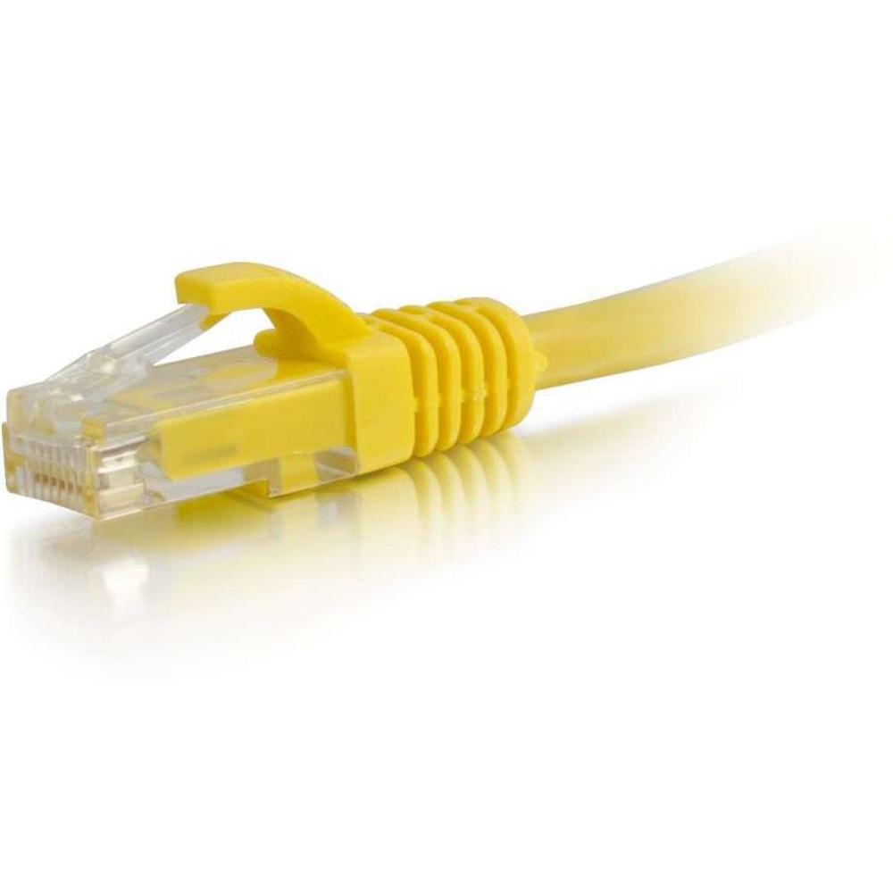 C2G-10ft Cat5e Snagless Unshielded (UTP) Network Patch Cable - Yellow - Category 5e for Network Device - RJ-45 Male - RJ-45 Male - 10ft - Yellow C2G-10ft Cat5e Snagless Unshielded (UTP) Network Patch Cable - Yellow - Category 5e for Network Device - RJ-45 Male - RJ-45 Male - 10ft - Yellow