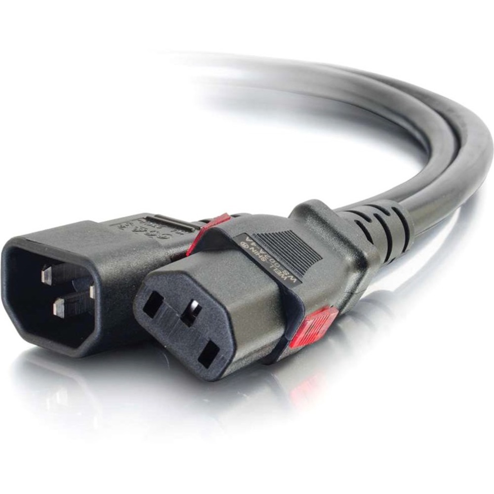 C2G 10ft Locking C14 to C13 10A 250V Power Cord Black - 250 V AC / 10 A - Black - 10 ft Cord Length C2G 10ft Locking C14 to C13 10A 250V Power Cord Black - 250 V AC / 10 A - Black - 10 ft Cord Length