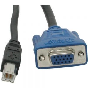 C2G 10ft USB 2.0 + SXGA KVM Cable - 10ft - Black