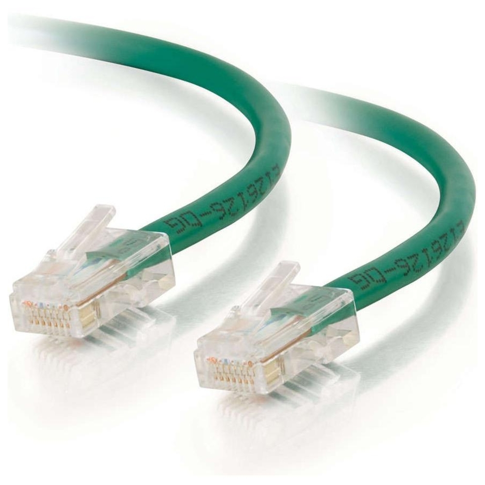 C2G-3ft Cat5e Non-Booted Unshielded (UTP) Network Patch Cable - Green - Category 5e for Network Device - RJ-45 Male - RJ-45 Male - 3ft - Green C2G-3ft Cat5e Non-Booted Unshielded (UTP) Network Patch Cable - Green - Category 5e for Network Device - RJ-45 Male - RJ-45 Male - 3ft - Green