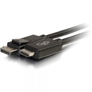 C2G 3ft DisplayPort to HDMI Adapter Cable - Black - DisplayPort/HDMI for Notebook