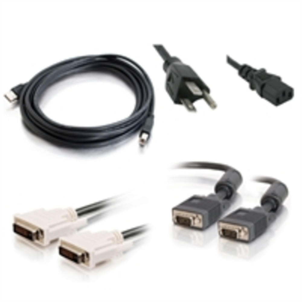 C2G 7070600 10 Feet Monitor Cable Kit - NEMA 5- 1 5P to IEC320C13 C2G 7070600 10 Feet Monitor Cable Kit - NEMA 5- 1 5P to IEC320C13