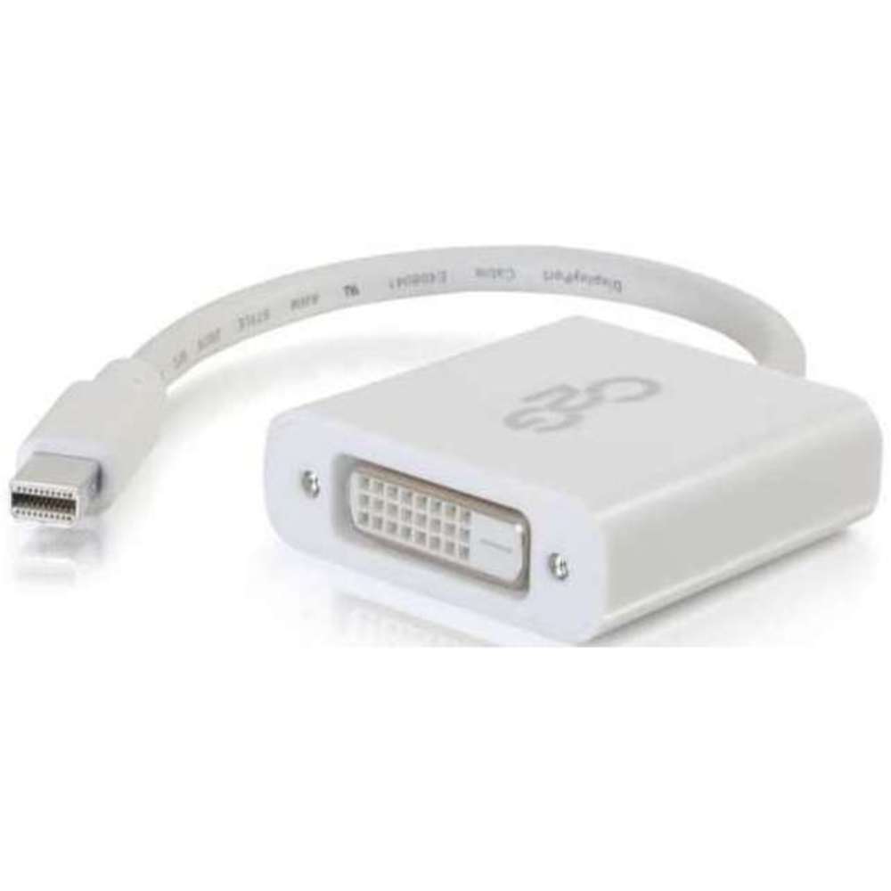 C2G 757120543190 54319 8-inch Mini DisplayPort to DVI-D Active Adapter Converter - White C2G 757120543190 54319 8-inch Mini DisplayPort to DVI-D Active Adapter Converter - White