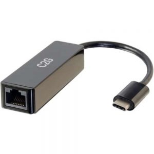 C2G USB-C to Ethernet Network Adapter - USB 3.0 Type C - 1 Port(s) - 1 - Twisted Pair