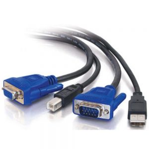 Cables To Go 14175 6 Feet USB 2.0 + SXGA KVM Cable - Black