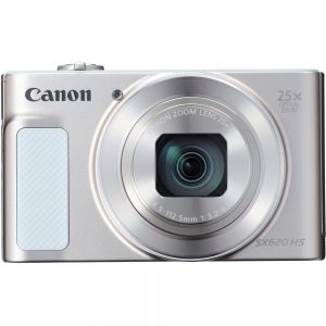 Canon PowerShot SX620 HS 20.2 Megapixel Compact Camera - Silver - 3 LCD - 25x Optical Zoom - 4x Digital Zoom - Optical (IS) - 5184 x 3888 Image - 1920 x 1080 Video - HD Movie Mode - Wireless LAN