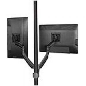 Chief KONTOUR K2P220B Pole Mount for Flat Panel Monitor - Black - 10 to 30 Screen Support - 50 lb Load Capacity