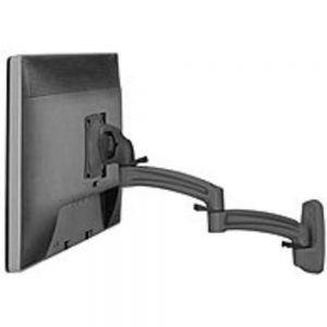 Chief KONTOUR K2W120B Mounting Arm for Flat Panel Monitor - 10 to 30 Screen Support - 40 lb Load Capacity - Aluminum - Black