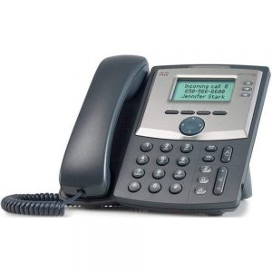 Cisco OOMACISCOSPA303 Small Business SPA 303 VoIP Multiline Corded Phone - Black